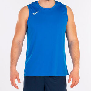 JOMA Men's Sleeveless T Shirt‎ Combi Basket Royal Blue Tank Top Size L